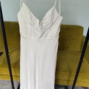 Elegant White Chemise Slip